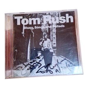 Tom Rush Blues Songs Ballads CD Autographed Signed Tom Rush Blues Songs